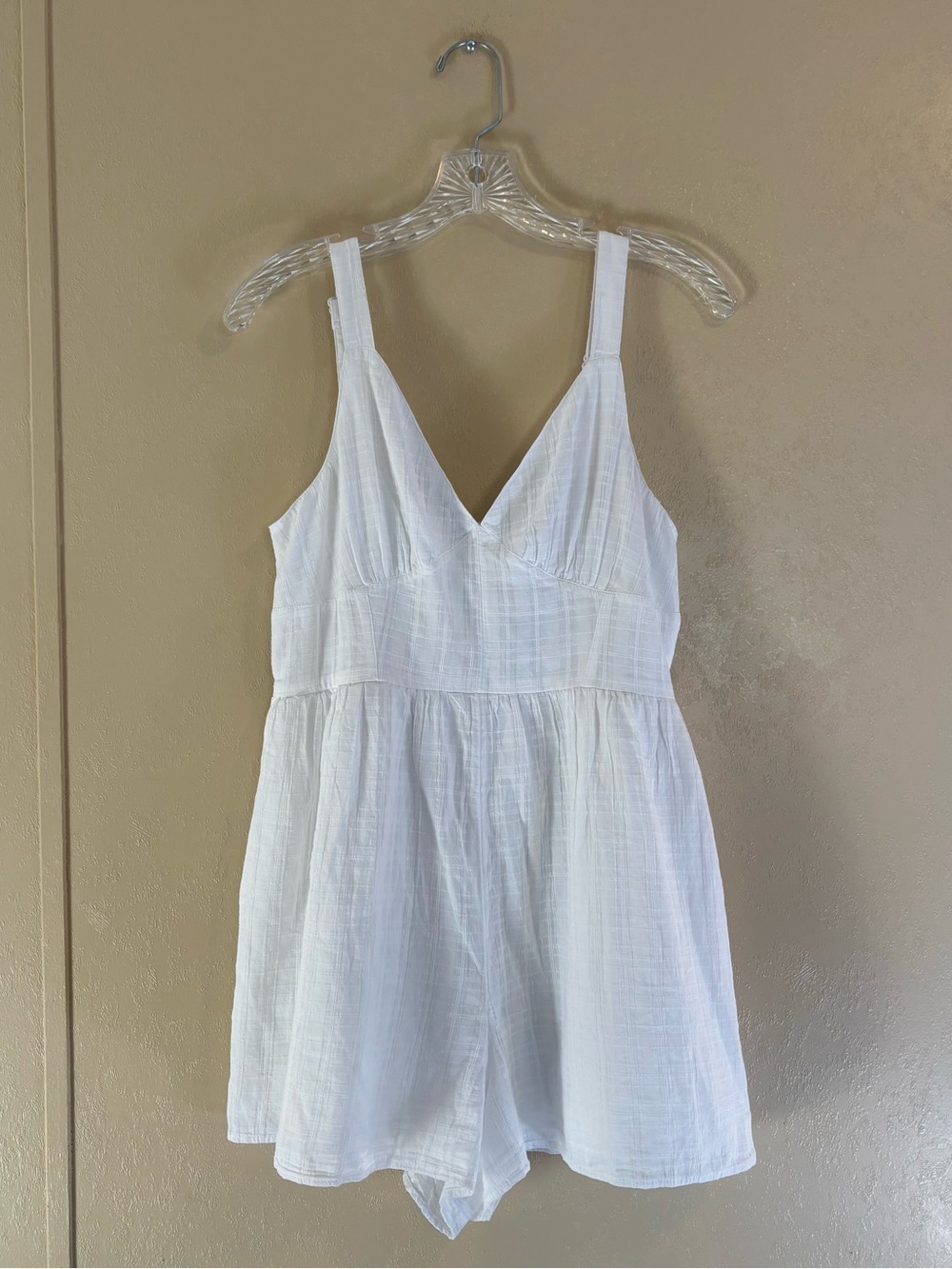 NWT American Eagle 100% Cotton Babydoll Romper sz L
